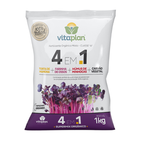 Imagem do Fertilizante 4 em 1 da Vitaplan da AgroJardim
