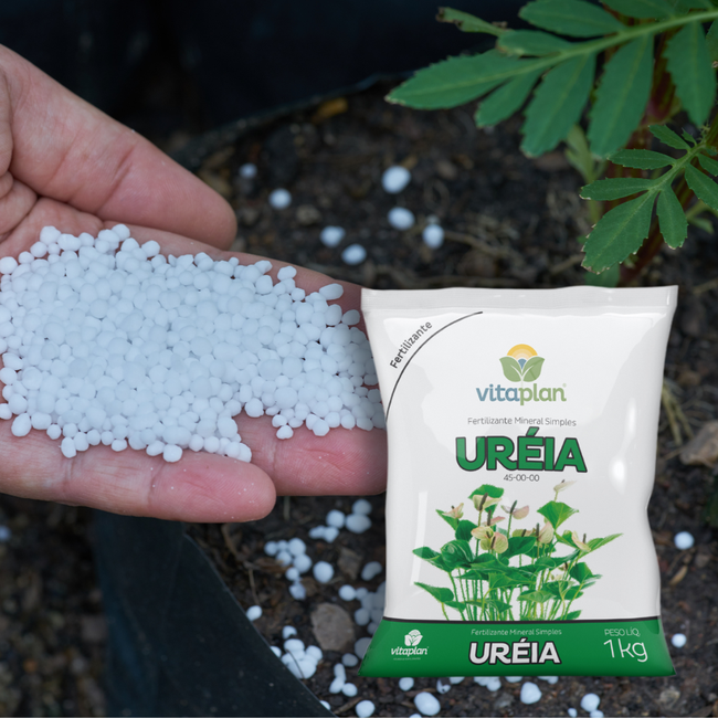 Imagem do Fertilizante Uréia da Vitaplan no Ambiente da AgroJardim