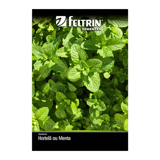 Imagem das Sementes de Hortelã ou Menta Piperita da Feltrin da AgroJardim