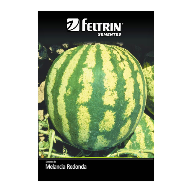 Imagem das Sementes de Melancia Redonda Crimson Select Plus da Feltrin da AgroJardim