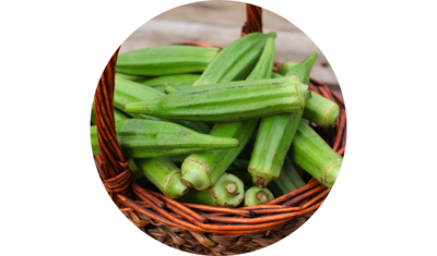 Imagem das Sementes de Quiabo Santa Cruz da AgroJardim