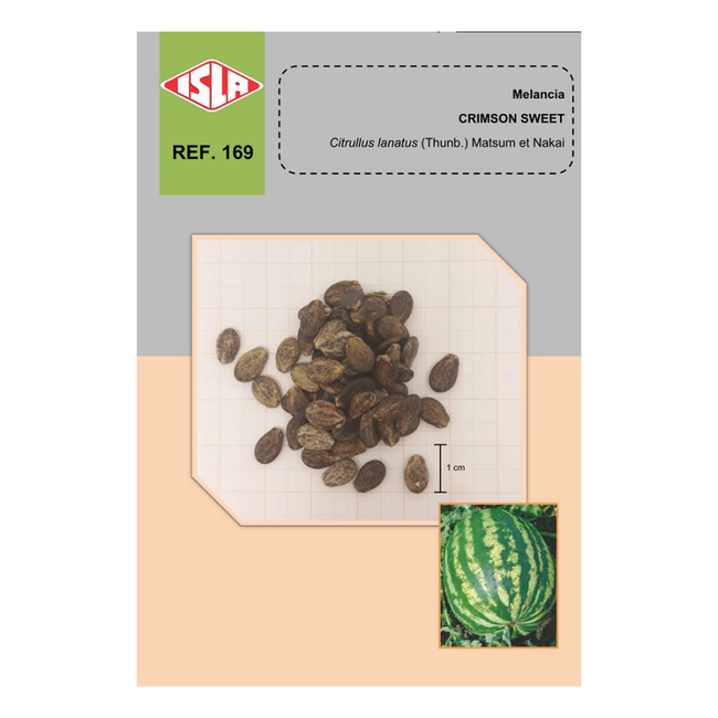 Imagem das Sementes de Melancia Crimson Sweet Isla da AgroJardim