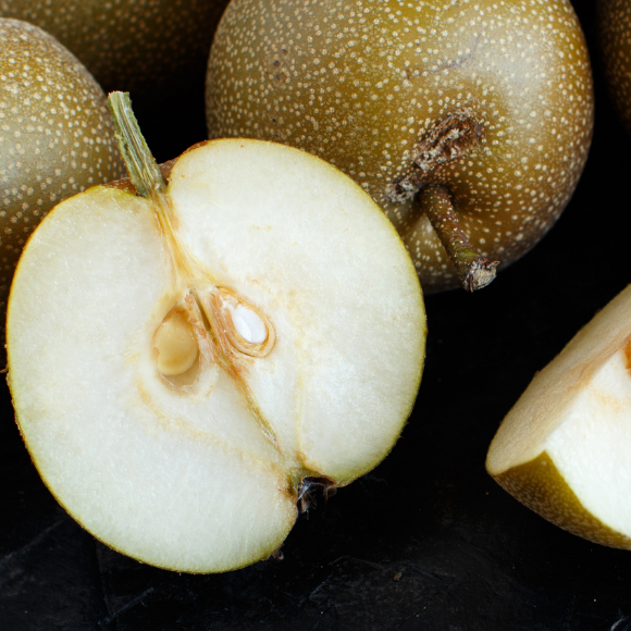 Imagem Fruto da Pera Nashi Ma&ccedil;&atilde;